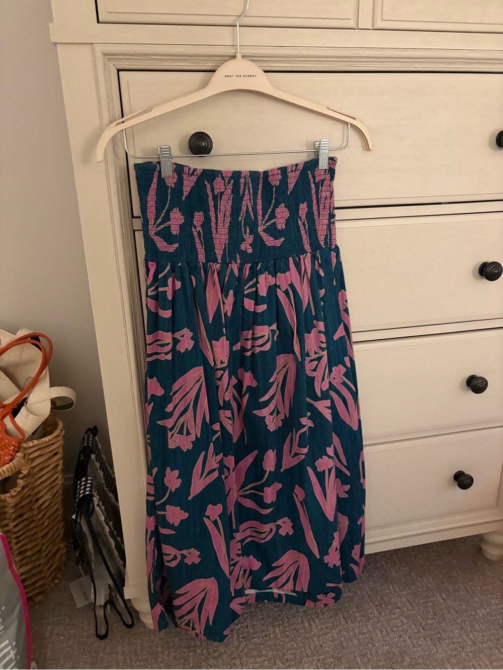 Holly Shae Smocked maxi skirt